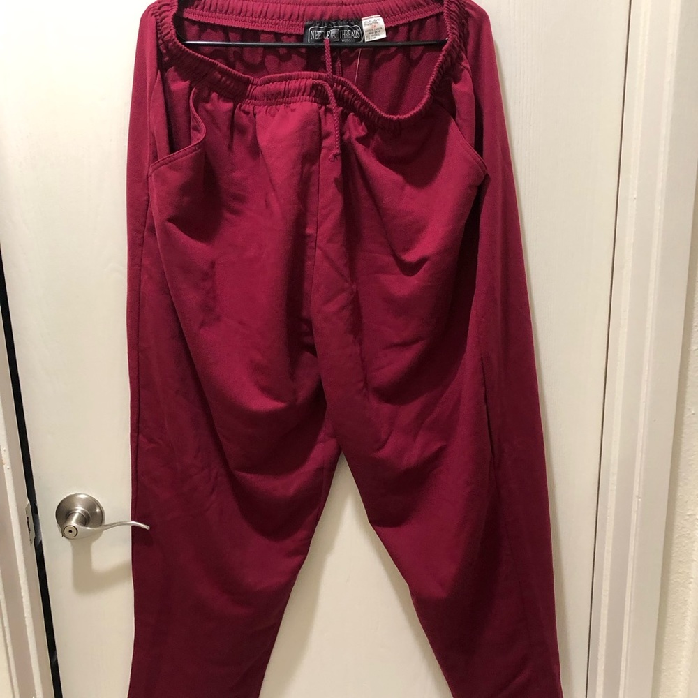 Burgundy pants